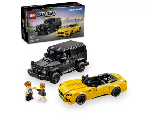LEGO 76924 Speed Champions Mercedes-AMG G 63 és Mercedes-AMG SL 63, 9–11 év, Többszínű