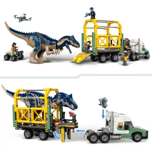 LEGO Jurassic World Dinoszaurusz küldetések: Allosaurus szállító 76966
