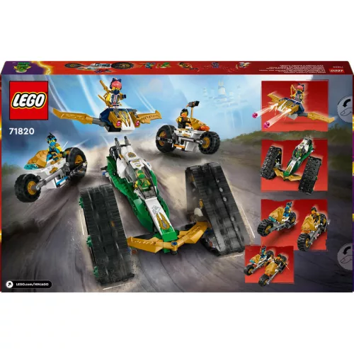LEGO 71820 Ninjago A nindzsacsapat kombinálható járműve