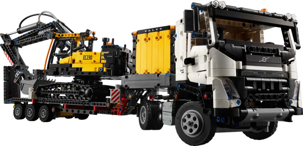 LEGO 42175 Technic Volvo FMX teherautó és EC230 elektromos markoló – alternatív kép 3