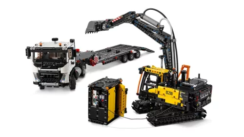 LEGO 42175 Technic Volvo FMX teherautó és EC230 elektromos markoló