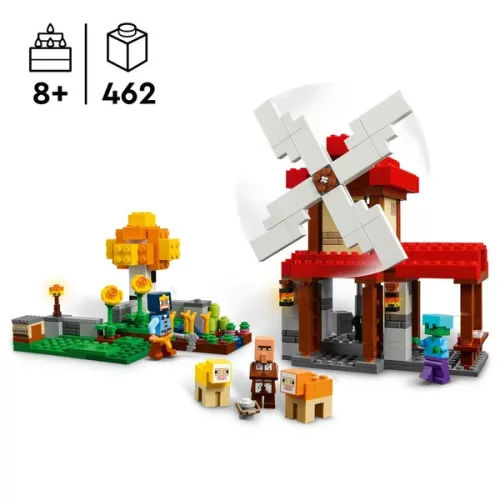 LEGO Minecraft Szélmalom Farm 21262