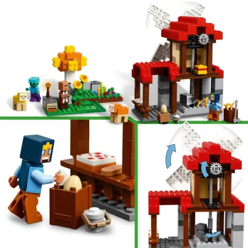 LEGO Minecraft Szélmalom Farm 21262