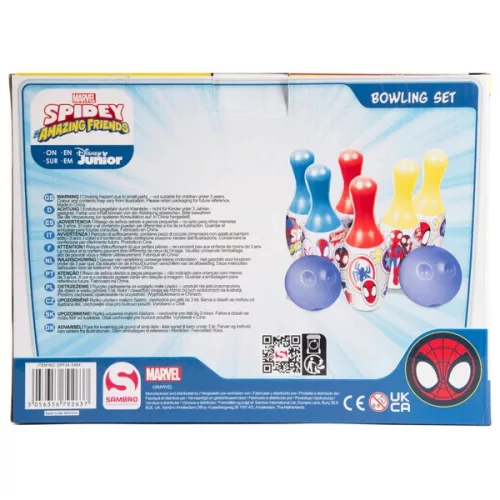 Marvel Spidey és szuperbarátai bowling szett, 3–5 év, Többszínű