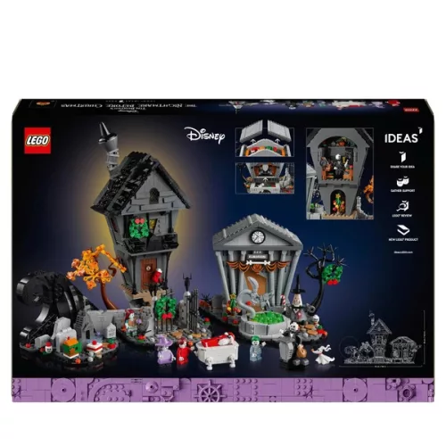LEGO Ideas Tim Burton Disney-filmje, a Karácsony rémálma 21351