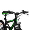26 colos Verve Stealth Full Suspension Mountainbike, fekete/zöld