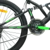 26 colos Verve Stealth Full Suspension Mountainbike, fekete/zöld
