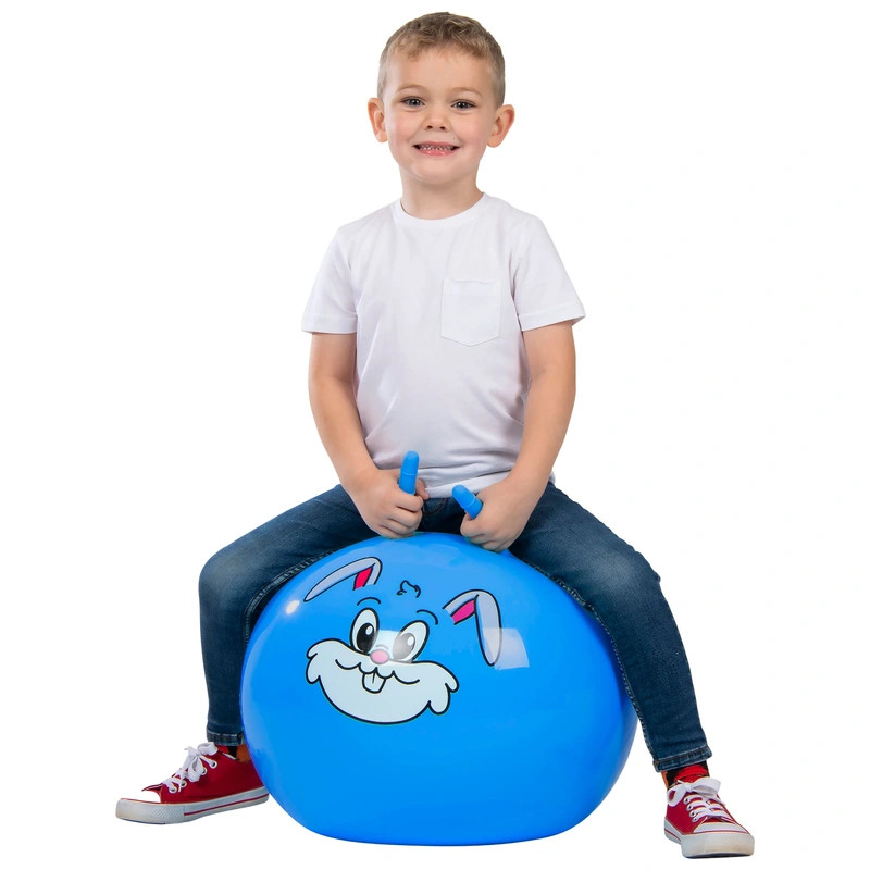 Ugráló labda, nyúl, kék, 45 cm – fő nézet