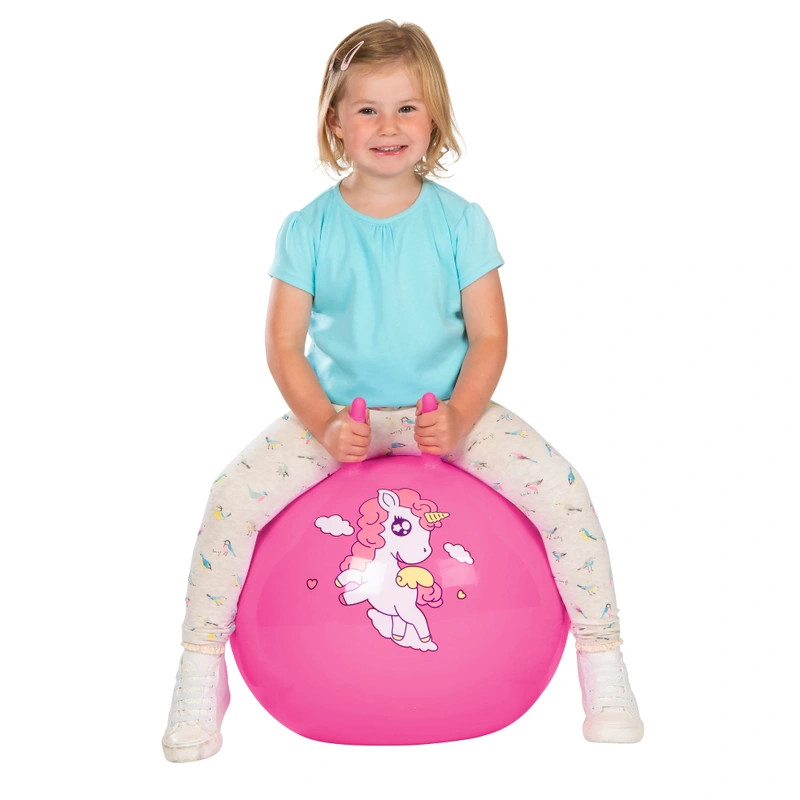 Ugráló labda unikornis rózsaszín 45 cm – fő nézet