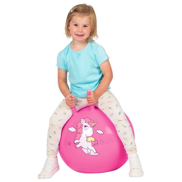 Ugráló labda unikornis rózsaszín 45 cm – alternatív kép 3
