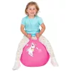 Ugráló labda unikornis rózsaszín 45 cm, Többszínű