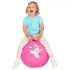Ugráló labda unikornis rózsaszín 45 cm, Többszínű