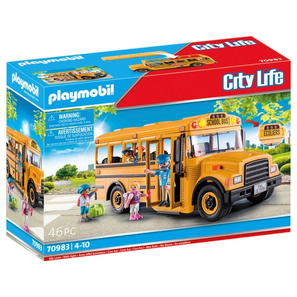PLAYMOBIL City Life 70983 Amerikai iskolabusz – alternatív kép 1