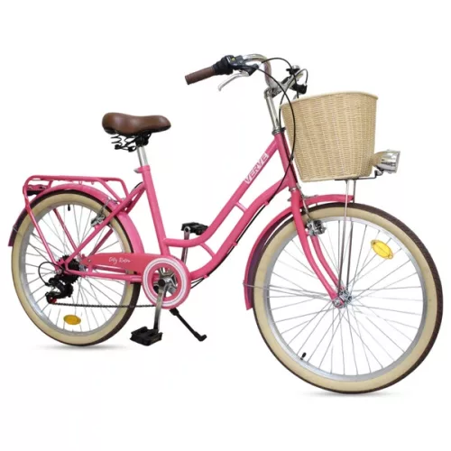 24 colos Verve City Retro kerékpár, rózsaszín