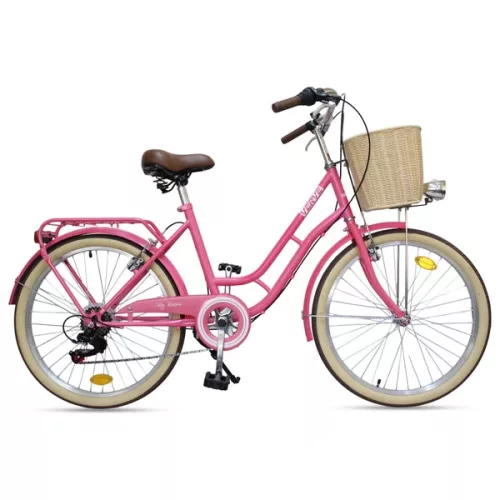 24 colos Verve City Retro kerékpár, rózsaszín