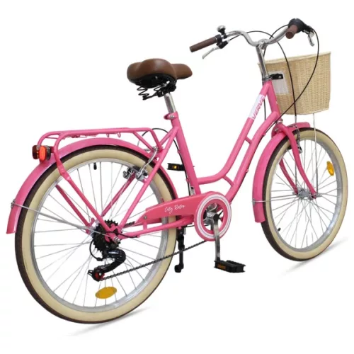 24 colos Verve City Retro kerékpár, rózsaszín