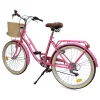 24 colos Verve City Retro kerékpár, rózsaszín
