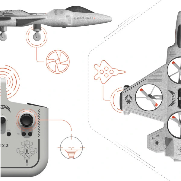 Élesebb képű távirányítású kaszkadőr drón Thunderbolt Jet X-2 – alternatív kép 2