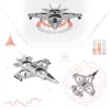 Élesebb képű távirányítású kaszkadőr drón Thunderbolt Jet X-2, Többszínű
