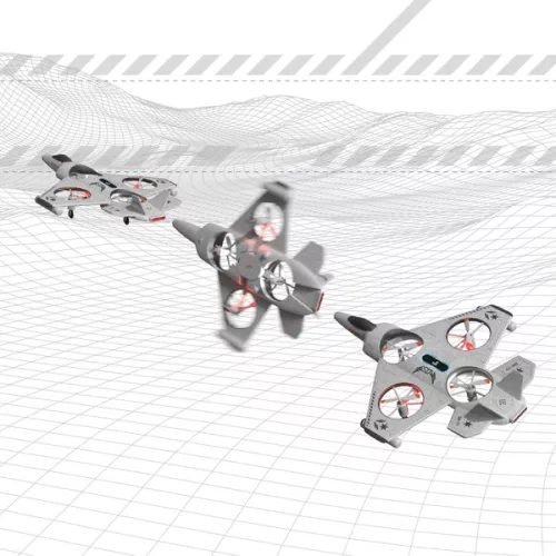 Élesebb képű távirányítású kaszkadőr drón Thunderbolt Jet X-2, Többszínű