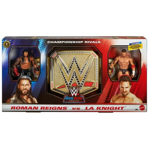 WWE Championship Rivals pankrátor figurák – Roman Reigns vs. LA Knight
