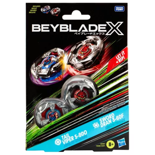 Beyblade X pörgettyű, 2 darabos szett (többféle)