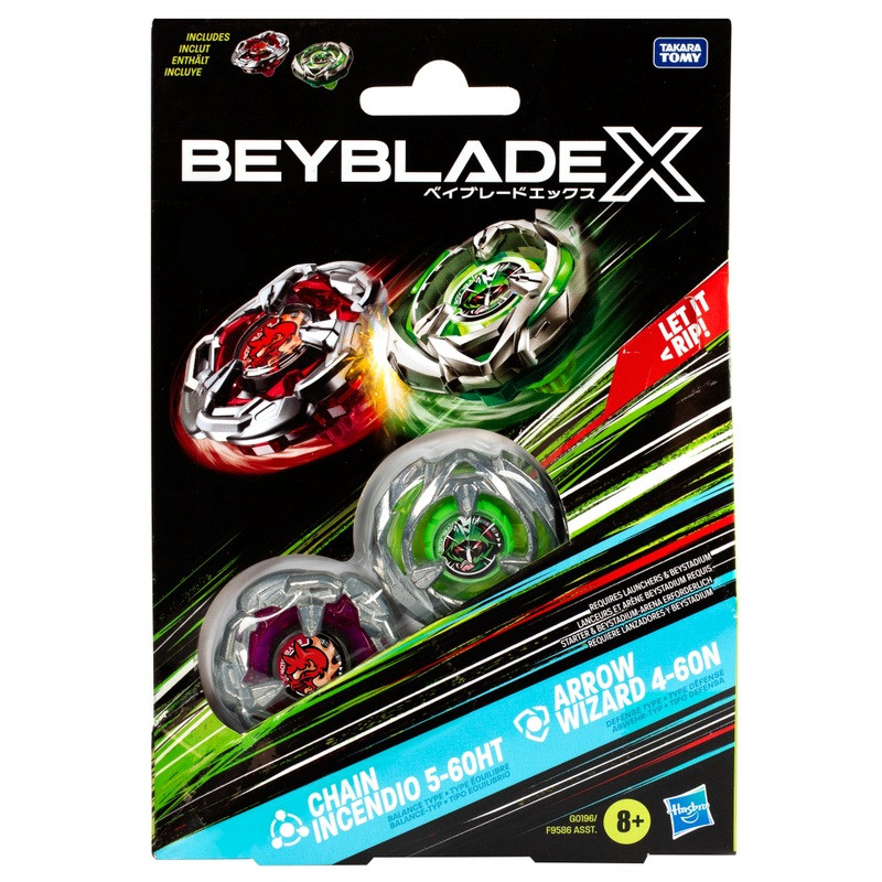 Takara Tomy Beyblade X pörgettyű, 2 darabos szett (többféle), alternatív kép 3