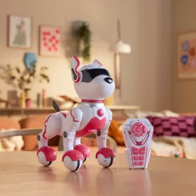   Zoey, a robotkutya – távirányítós robotjáték fénnyel és hanggal, rózsaszín