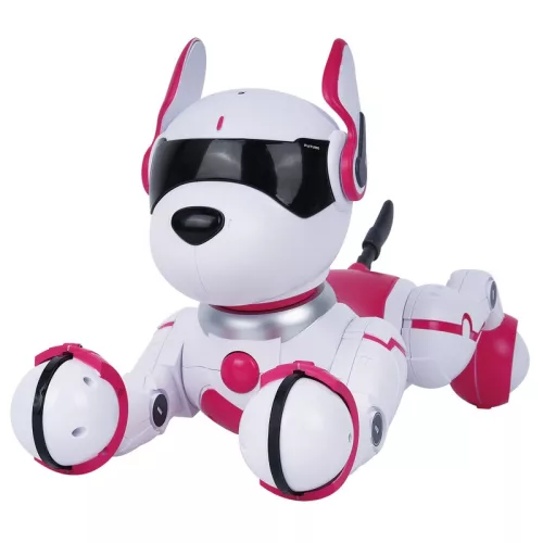 Zoey, a robotkutya – távirányítós robotjáték fénnyel és hanggal, rózsaszín