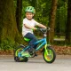 12 colos Verve Max gyerekkerékpár kiegészítő kerekekkel, kék/zöld
