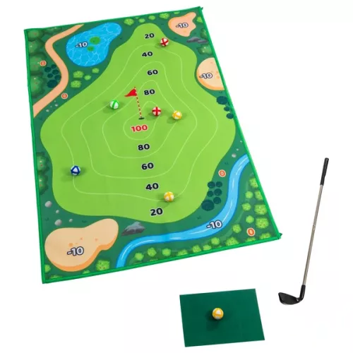 Tépőzáras golfkészlet, 3–5 év, Többszínű