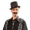 Koponyás cilinder, halloweeni kalap, 58-as méret