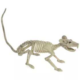 Halloween dekoráció: patkánycsontváz, 32 cm
