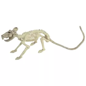 Halloween dekoráció: patkánycsontváz, 32 cm