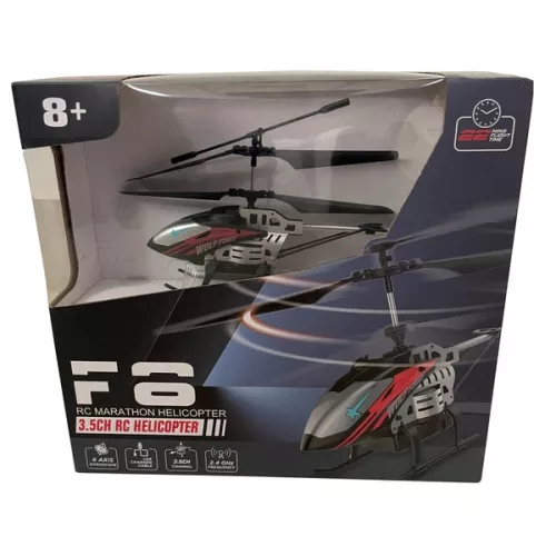 F8 RC Helikopter Wolf Force Maraton piros/fekete, 3–5 év, Többszínű