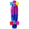 Mini gördeszka LED kerekekkel, 57 cm, rózsaszín/kék, 3–5 év, Többszínű