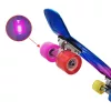 Mini gördeszka LED kerekekkel, 57 cm, rózsaszín/kék, 3–5 év, Többszínű