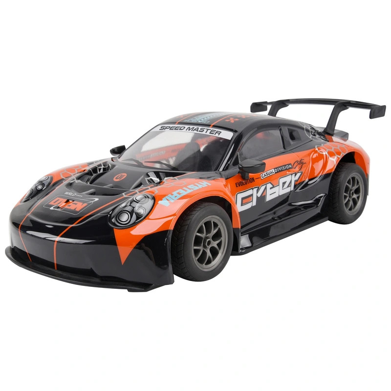 Távirányítós autó Extreme Challenger drift funkcióval 1:8 fekete/narancssárga – fő nézet