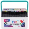 Crafty Co. Dual Tip alkoholos alapú profi filctoll készlet, 152 db