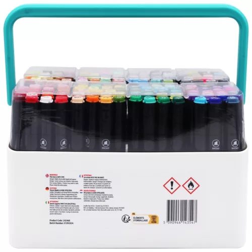 Crafty Co. Dual Tip alkoholos alapú profi filctoll készlet, 152 db