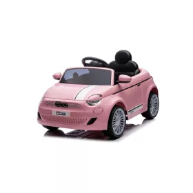   TURBO CHALLENGE FIAT 500e Elektromos Gyerekautó 7,2 V-os Lítium Akkumulátorral, Rózsaszín