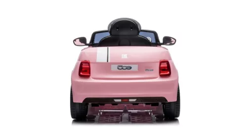 TURBO CHALLENGE FIAT 500e Elektromos Gyerekautó 7,2 V-os Lítium Akkumulátorral, Rózsaszín, 3–5 év, Többszínű