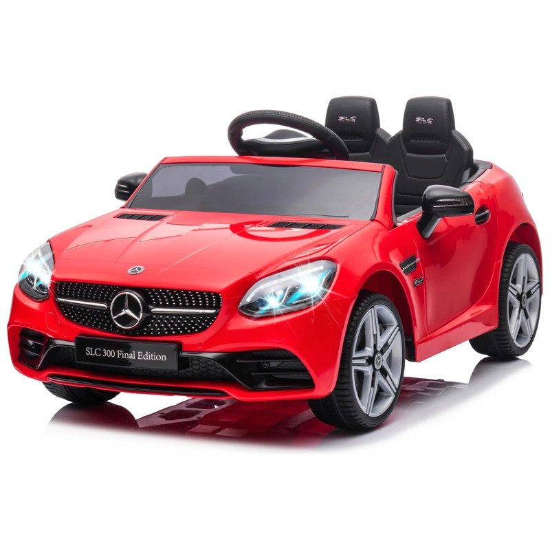 Mercedes SLC 300 elektromos gyerekautó 7,2 V-os lítium akkumulátorral és távirányítóval, piros – fő nézet