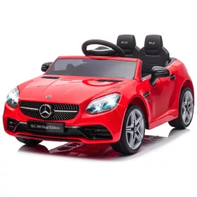   Mercedes SLC 300 elektromos gyerekautó 7,2 V-os lítium akkumulátorral és távirányítóval, piros
