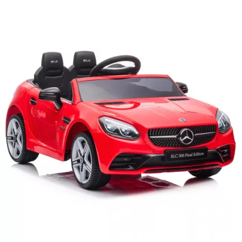 Mercedes SLC 300 elektromos gyerekautó 7,2 V-os lítium akkumulátorral és távirányítóval, piros