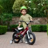 14 colos Freestyle gyerekkerékpár kiegészítő kerekekkel, piros