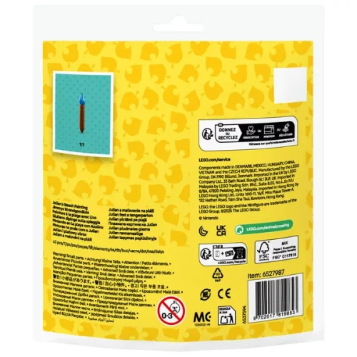 LEGO Animal Crossing Jimmy strandja festmény 30703, 6–8 év, Többszínű