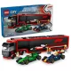 LEGO 60445 City F1 transzporter RB20 és AMR24 F1 versenyautókkal