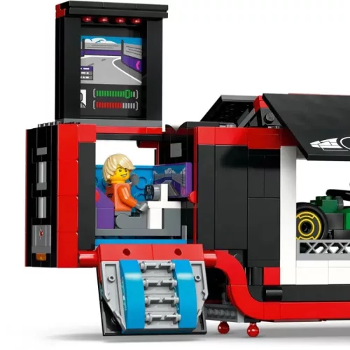 LEGO 60445 City F1 transzporter RB20 és AMR24 F1 versenyautókkal