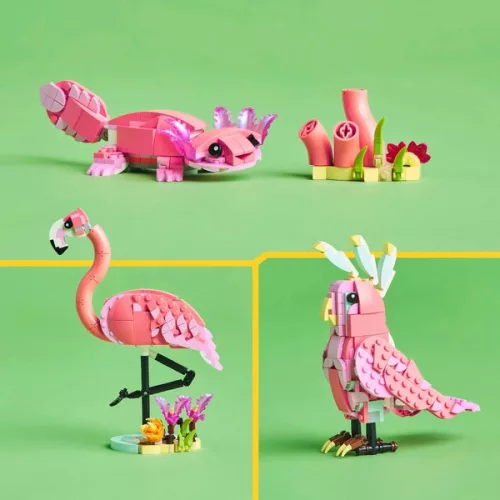 LEGO Creator Vadállatok: Rózsaszín flamingó 3 az 1-ben 31170